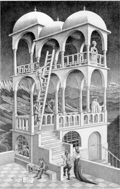Figure 2. Belvedere, by M. C. Escher